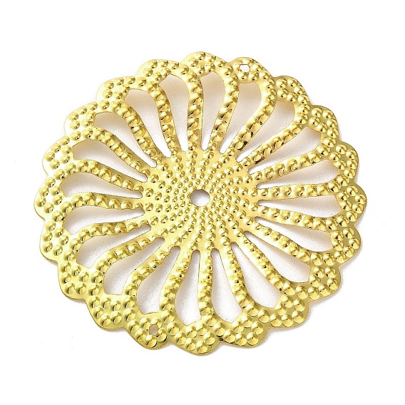 Железные подвески, цветок, полый