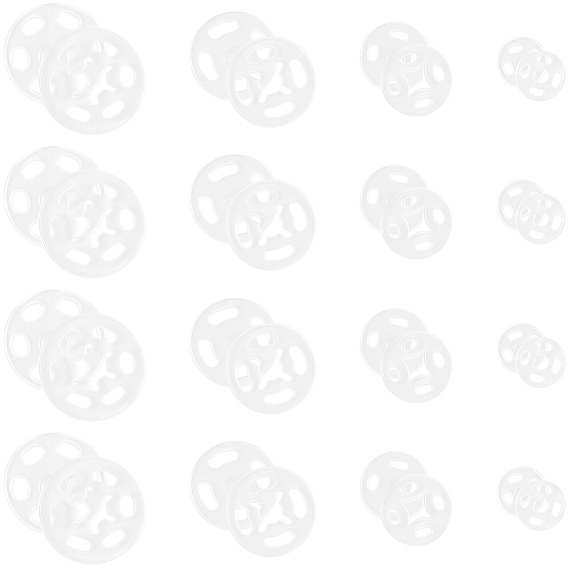 80наборы 4 стили кнопки из смолы, кнопки для одежды, плоско-круглые