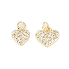 Покрытие стойки латунь микропаве прозрачные кубические циркониевые подвески, с целью перехода в кольце, долговечный, без свинца и без кадмия, сердце