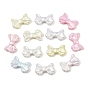 Opaque Acrylic Beads, Golden Sheen, Bowknot