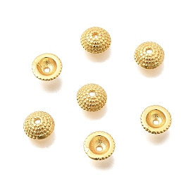 Шапочки и конусы для бусин, латунные, полукруглый, без кадмия и без свинца, стойки покрытие, долговечный