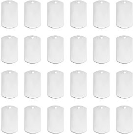 201 Подвеска из нержавеющей стали для штамповки прямоугольных заготовок, 43x24x1 мм, отверстие : 3 мм