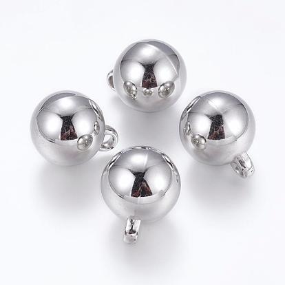 CCB Plastic Pendants, Round