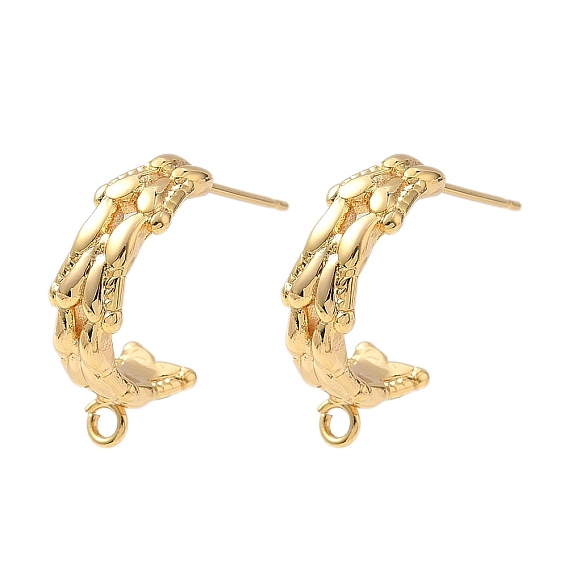 Изделия из латуни, без никеля , c-образный, с петлей