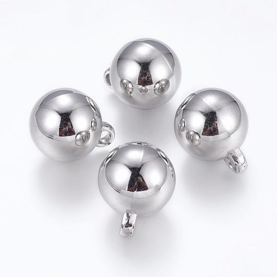 CCB Plastic Pendants, Round