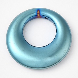 Гальванические подвески из синтетического немагнитного гематита, кольцо прелести
