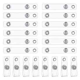 Ремни с железными зажимами, для бейджей, выдвижной держатель для бейджа
