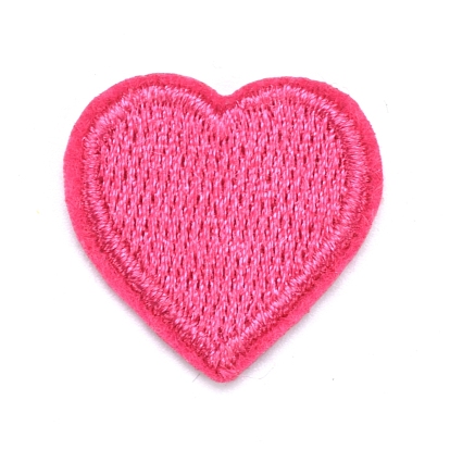 Computergesteuerte Stickerei Polyester Eisen auf / aufnähen Patches, Kostüm-Zubehör, Applikationen, Herz