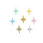 Computerized Embroidery Cloth Self-adhesive/Sew on Patches, Costume Accessories, 8 Pointed Star