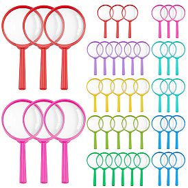 48 шт. 8 цветная пластиковая ручная лупа для детей