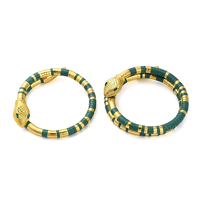 Браслеты из сплава змеи для женщин, со стразами