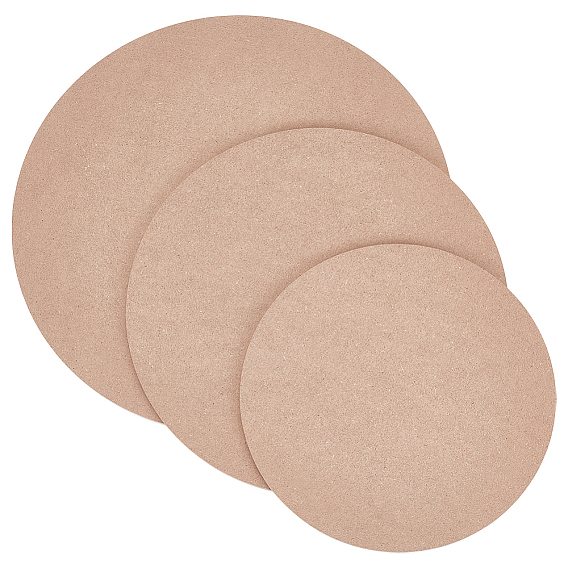 3 шт. 3 стили древесноволокнистая плита средней плотности (МДФ) переносная глиняная клиновая доска со встроенным, для глиняных поделок, искусства, керамики, гончарных инструментов, плоско-круглые