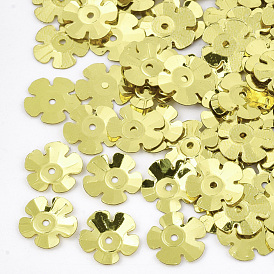 Аксессуары для орнаментов, пластиковые пайетки / блестки из пвх, цветок