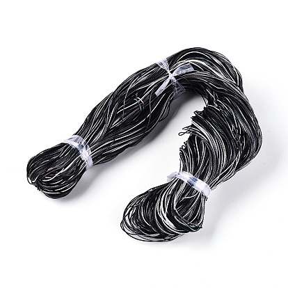 Воском полиэфирные шнуры, круглые