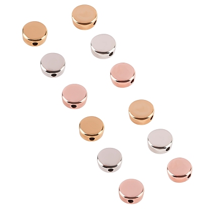 304 Stainless Steel Beads, Flat Round