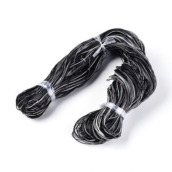 Воском полиэфирные шнуры, круглые