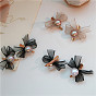 Elegant Pearl Butterfly Hair Clip with Bow - Graceful, Hair Accessories, Chic.