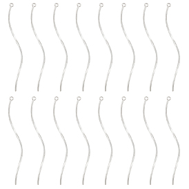 16 латунные подвески шт., твист волны прелести, для серьги решений