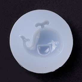 Whale DIY Food Grade Silicone Molds, Resin Casting Molds, For UV Resin, Epoxy Resin Jewelry Making