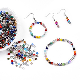 Glass Beads, Mixed Styles, Abacus, Faceted