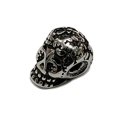 304 Stainless Steel Beads, Skull