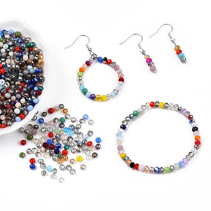 Glass Beads, Mixed Styles, Abacus, Faceted