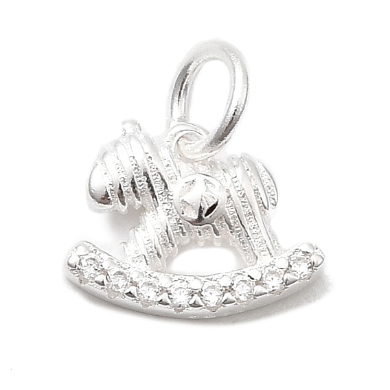 925 подвески-качалки из стерлингового серебра, с перемычками и 925 штампом