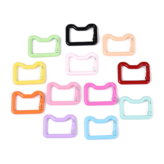 Окрашенные распылением пружинные кольца затвора, форма кошки