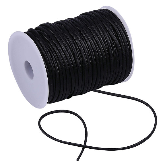 50м атласная лента, для аксессуаров для одежды, Cheongsam украшение