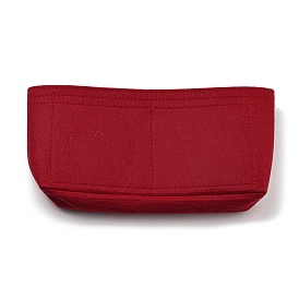 Inserto organizador de monedero de fieltro, organizador moldeador de bolsos, accesorios de bolsa, Rectángulo