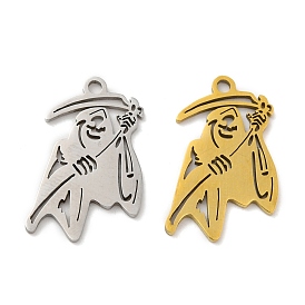 201 Stainless Steel Pendants, Witch Charm