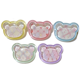 Plastic Cabochons, Bear