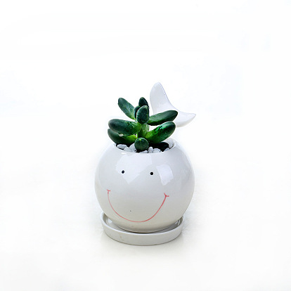 Ocean Series Succulent Ceramic Flower Pots Home Gardening Creative Hand-Painted Flower Pots
