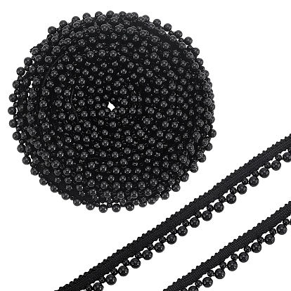 5ярдов полиэфирных лент, с бусинами из искусственного жемчуга из смолы