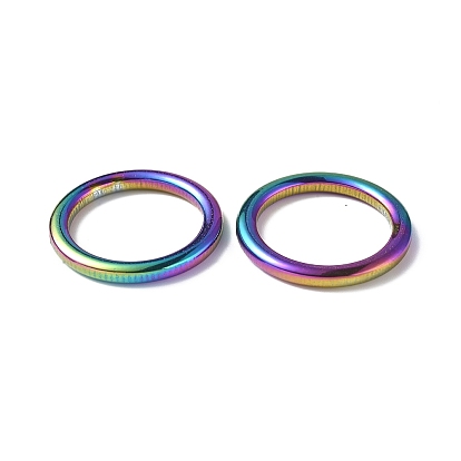 Ion Plating(IP) 304 Stainless Steel Linking Rings, Round Ring