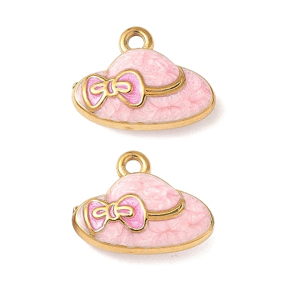 304 подвески для шляп из эмалированной нержавеющей стали, ионное покрытие (ip), золотые