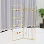 Foldable Iron Jewelry Display Rack, Jewelry Stand, For Hanging Necklaces Earrings Bracelets
