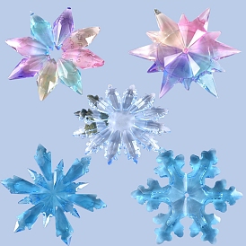 Pendant Silicone Molds, Resin Casting Molds, For UV Resin, Epoxy Resin Craft Making, Snowflake