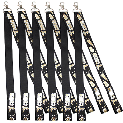 6 шт. тканевый держатель для помпонов для рюкзака, ремень поддержки с бирками чирлидеров