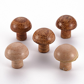 Natural Gemstone Display Decorations, Mushroom