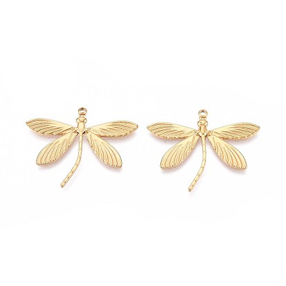 Ионное покрытие (ip) 304 подвески из нержавеющей стали, стрекоза прелести