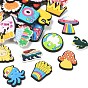 PVC Plastic Cabochons, Mixed Shapes