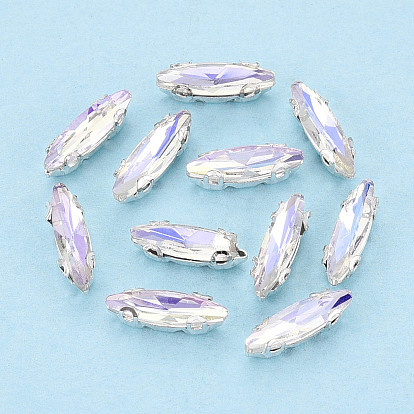 Пришить бусины монте из стразов, с настройками латуни, аксессуары для одежды, лошадиный глаз 