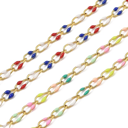 Ионное покрытие (ip) 304 звенья цепи из нержавеющей стали, с эмалью, с катушкой, полированный, пайки