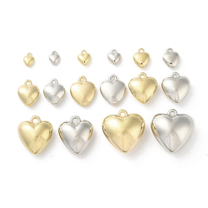 Пластмассовые подвески ccb, сердце прелести