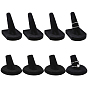 8 Pcs 2 Styles Resin Flocking Ring Displays, Cone Shaped Finger Ring Display Stands