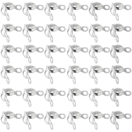 1200pcs embouts de perles en laiton, calotte se termine, couverture de noeud à clapet