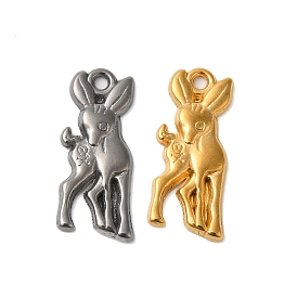 304 подвески из нержавеющей стали, прелести пятнистого оленя