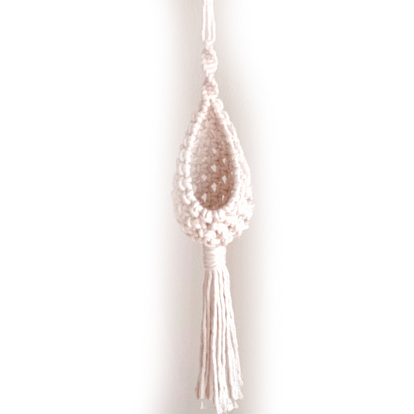Cotton Macrame Plant Hangers, Boho Style Hanging Planter Baskets, Wall Decorative Flower Pot Holder