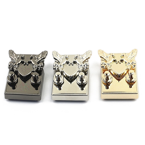 Двойной замок для кошелька из цинкового сплава «летающая лошадь», для самостоятельного изготовления сумок